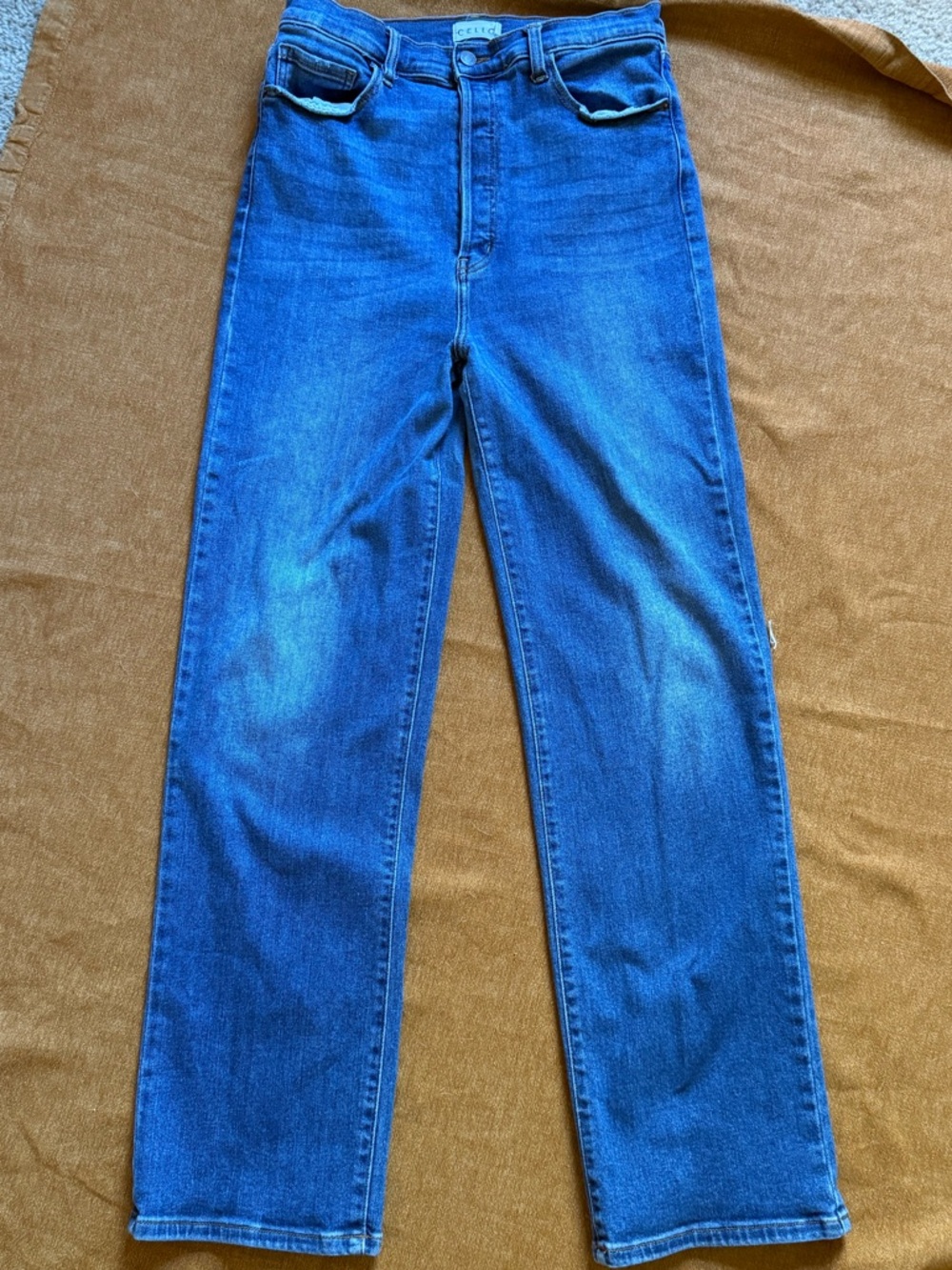 Cello Women's Bright Blue Straight Leg Jeans